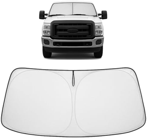 Proadsy Custom Fit Car Windshield Sun Shade for 2008-2016 Ford Super Duty by Proadsy
