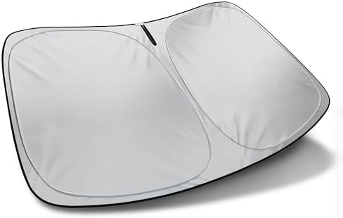 Autotech Park Foldable Sunshade Compatible with 2011-2017 Lexus CT-200H Hatchback, UV Reflective and Easy Storage, Custom-fit Car Windshield Sun Shade by AutoTechPark