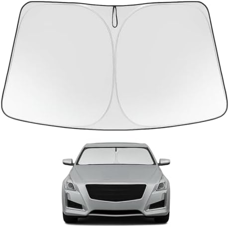 Proadsy Custom Fit 2014-2019 Cadillac CTS Windshield Sun Shade, Blocks Heat by Proadsy