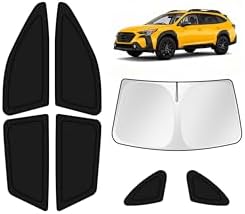 KUST Car Window Shades for 2020-2025 Subaru Outback Accessories Windshield Sun Shade Side Rear Window Covers Sunshade Privacy Protection for Camping Blackout UV Block Full Set 7PCS by KUST