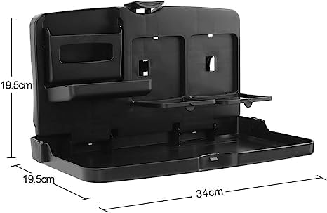 Multi-Functional Portable Foldable Car Seat Tray Desk - Car Vehicle Back Seat Tray Table - Stay Organized When on The Go - Image 2