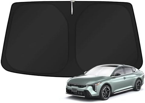 KUST Windshield Sunshade for Kia K4 2025 2026 Accessories Sun Shade Window Sun Visor Protector Foldable Blocks UV Rays Keep Your Car Cooler by KUST