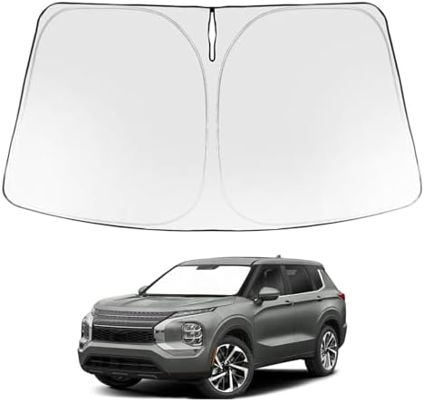 Proadsy Custom Fit 2022-2026 Mitsubishi Outlander Car Windshield Sun Shade by Proadsy