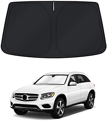 KUST Windshield Sun Shade for 2016–2022 Mercedes-Benz GLC 300 Window Accessories Shade Sun Visor Foldable Block UV Rays Keep Car Cooler by KUST