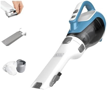 Black+Decker, Dustbuster AdvancedClean Handheld Vacuum Cordless, Compact Home and Car Vacuum with Crevice Tool, Rotating Nozzle and Charging Station by Unknown