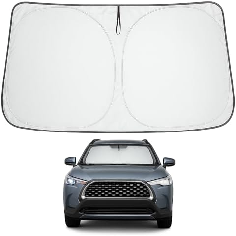 Proadsy Custom Fit 2022-2026 Toyota Corolla Cross Car Windshield Sun Shade by Proadsy