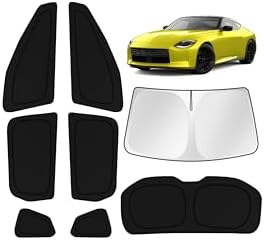 KUST Car Window Shades for Nissan Rogue 2021-2025 2026 Windshield Sun Shade Side Window Cover UV Block Privacy Protection Accessories for Camping Blackout Rear Back Full Set 8PCS by KUST