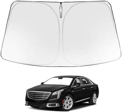 Proadsy Custom Fit 2013-2019 Cadillac XTS Windshield Sun Shade, Blocks Heat by Proadsy