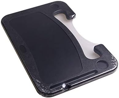 Steering Wheel Tray Desk, Portable Laptop & Food Table for Eating, Working, Makeup, Steering Wheel Stand for Truck Drivers, Vehicle Mount Organizer with Cup Holder - Image 3