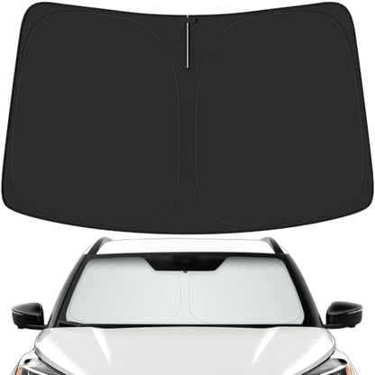 Car Windshield Sun Shade for Nissan 2018-2025 2026 Kicks Accessories (OEM Design) Reflective Foldable Heat Insulation Sunshade for Ultimate Protection by Unknown