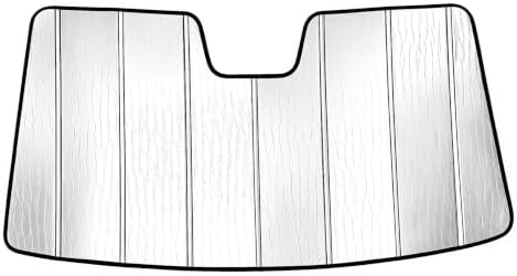 Custom Fit Windshield Sun Shade for 2021-2026 Chevrolet Tahoe/Suburban, Blocks UV Rays & Reduces Cabin Heat-A by Unknown