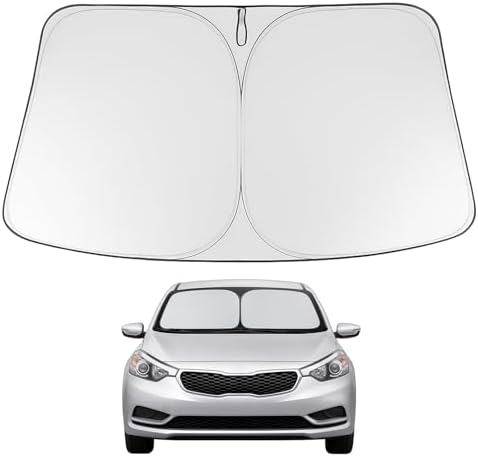 Proadsy Custom Fit 2014-2018 Kia Forte Windshield Sun Shade, Blocks Heat by Proadsy
