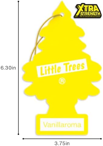 LITTLE TREES Car Air Freshener | Xtra Strength Provides Long-Lasting Scent for Auto or Home | Extra Boost of Fragrance | Vanillaroma, 24 Air Fresheners - Image 6