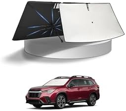 KUST Windshield Sun Shade Umbrella for 【2019-2026 Subaru Ascent】 | Custom Fit Windshield Sunshade | Foldable Sunshade with Bendable Handle | Blocks Heat & UV Rays by KUST