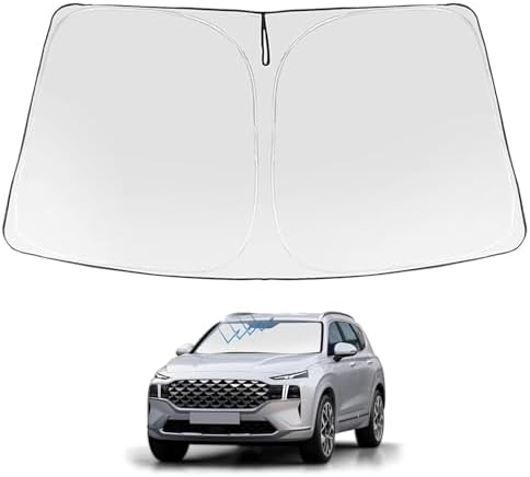 Proadsy Custom Fit Car Windshield Sun Shade for 2019-2023 Hyundai Santa Fe by Proadsy