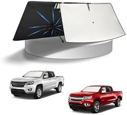 KUST Windshield Sun Shade Umbrella for 【2015-2026 Chevrolet Chevy Colorado/GMC Canyon】 | Custom Fit Windshield Sunshade | Foldable Sunshade with Bendable Handle | Blocks Heat & UV Rays by KUST