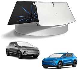 KUST Windshield Sun Shade Umbrella for 【2025-2026 Chevrolet Chevy Equinox/GMC Terrain】 | Custom Fit Windshield Sunshade | Foldable Sunshade with Bendable Handle | Blocks Heat & UV Scratch Resistant by KUST