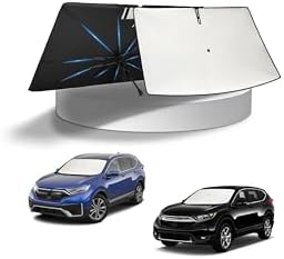 KUST Windshield Sun Shade Umbrella for 【2007-2022 Honda CRV CR-V】 | Custom Fit Windshield Sunshade | Foldable Sunshade with Bendable Handle | Blocks Heat & UV Scratch Resistant by KUST