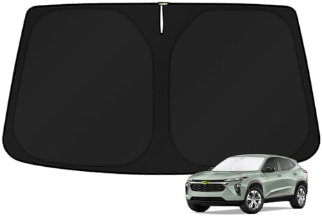 KUST Windshield Sun Shade for Chevy Trax 2024 2025 2026 Chevrolet Trax LS/1RS/LT/2RS/ACTIV Accessories Sun Shade Window Sun Visor Protector Foldable Blocks UV Rays Keep Your Car Cooler by KUST