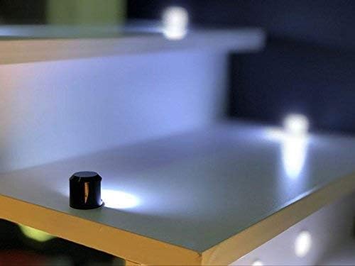 Oznium Side View LED Bolt - 12V LED Side Emitting Light for Bumper, Grille, Cars Interior, Dash, Ambient Lighting, Motorcycle with Aluminum Housing & Screw Nut (11 mm Black, Blue LED), 2-PACK - Image 4