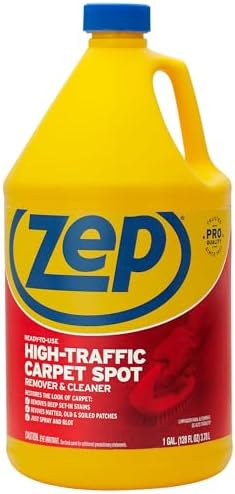 Zep High Traffic Carpet Cleaner - 1 Gallon - Penetrating Formula Removes Deep Stains. Make High-Traffic Areas Look New Again (Pack of 4) - Image 2
