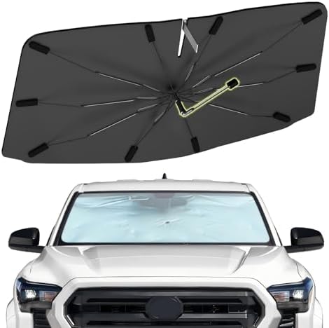 Windshield Sun Shade Umbrella for Toyota Tacoma 2016-2026 Front Window by Visufy
