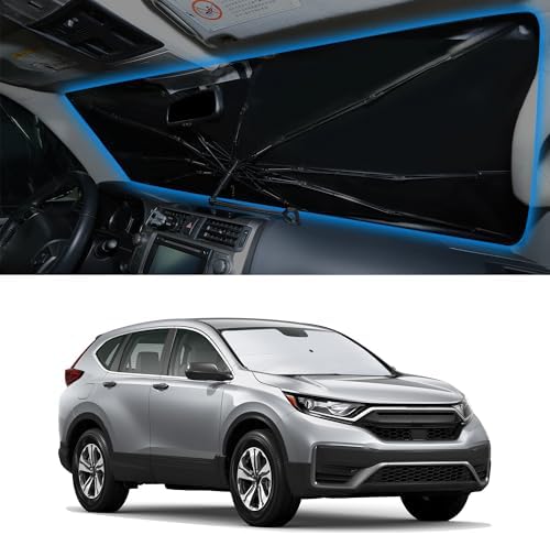 Windshield Sun Shade Umbrella for 2017-2022 Honda CRV CR-V by YYCKE
