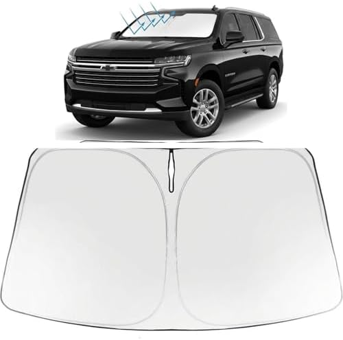 Proadsy Custom Fit Car Windshield Sun Shade for 2021-2026 Chevy Suburban by Proadsy