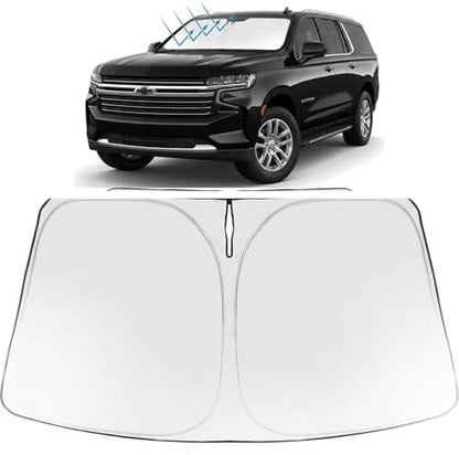 Proadsy Custom Fit Car Windshield Sun Shade for 2021-2026 Chevy Suburban by Proadsy
