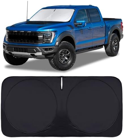 Windshield Sun Shade for Ford F150 F-150 2015-2024 2025 2026 Sunshade by BOODANCARS