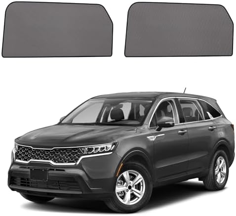 Kia Sorento Window Shades 2021-2023, Rear Side Mesh, 2PCS by KOCZIL
