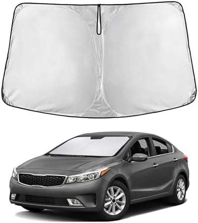 EcoNour Windshield Sunshade Compatible for Kia Forte 2019-2023 2024 2025 by EcoNour