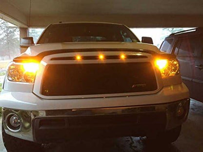 Oznium BRIGHTEST Light Bolt - Flush Mount 12V LED Light for Bumper, Grille, Cars Interior, Dash, Ambient Lighting, Motorcycle w/SLEEK Aluminum Housing & Screw Nut (6 mm Black, Amber LED) (Pack of 2) - Image 8