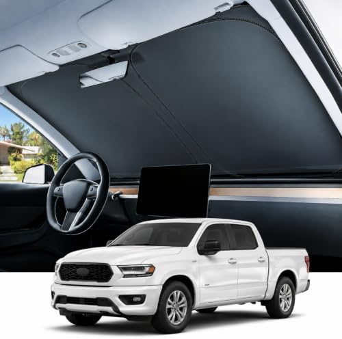 REEVAA Car Windshield Sun Shade for Dodge Ram 1500 2026 by REEVAA