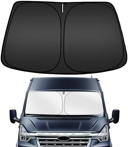 ARISMOTOR Windshield Sun Shade for Ford Transit 150 250 350 2015-2026 2027 by ARISMOTOR