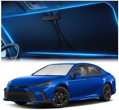 Magnelex Windshield Sun Shade for Toyota Camry 2025-2026 LE/XLE/SE/XSE/Hybrid, Foldable Car Window Sunshade, Heat & UV Visor Cover, Reflective Front Shades Accessories by Magnelex