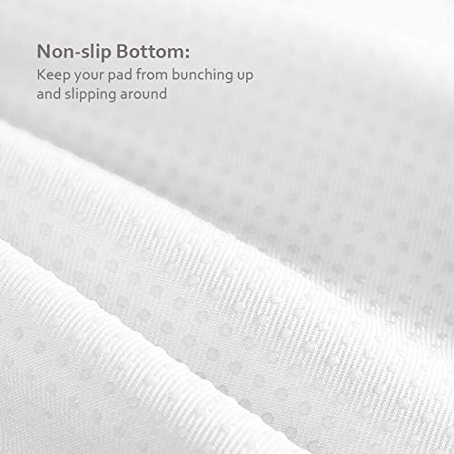 Bed Pads Washable Waterproof for Incontinence 34" x 36", 2 Pack | Reusable Chuck Pads, Underpads Sheet Protector, Pee Pads for Adults, Elderly, Kids, Toddler and Pets, White and Blue - Image 3