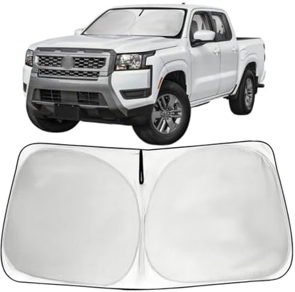 Windshield Sun Shade Car Sunshade Accessories Fit Nissan Frontier 2022-2026 by HOHUIGO