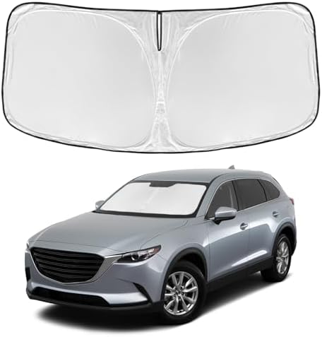 for Mazda CX-9 2016-2025 2026 Windshield Sun Shade 4 Layers Car Sunshades by ZOIBVCARSUNSHADE