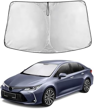 EcoNour Windshield Sunshade Compatible for Toyota Corolla 2014-2018 2019 by EcoNour