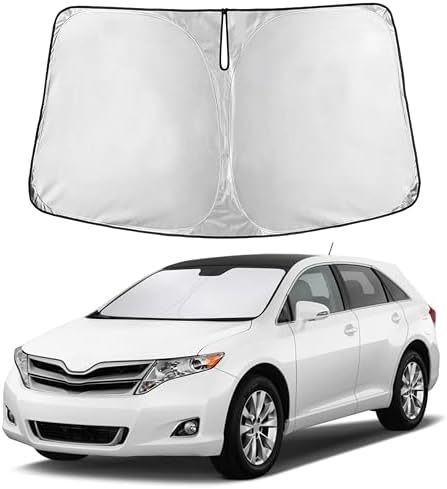 EcoNour Windshield Sunshade Compatible for Toyota Venza 2009-2013 2014 2015 by EcoNour