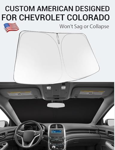 Proadsy Custom Fit Car Windshield Sun Shade for 2013-2015 Chevrolet Malibu - Image 2