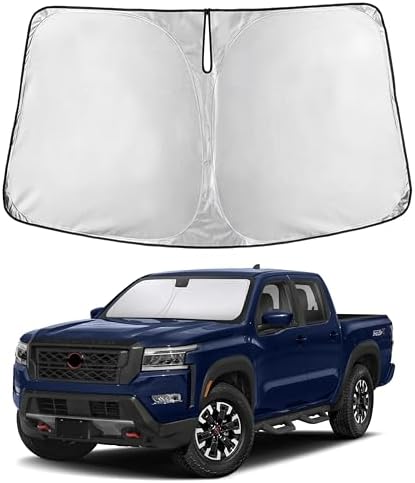 EcoNour Windshield Sunshade Compatible for Nissan Frontier 2022-2025 2026 by EcoNour