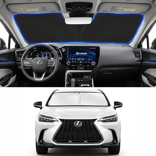 Custom Fit Windshield Sun Shade for Lexus NX 2022-2026 by Unknown