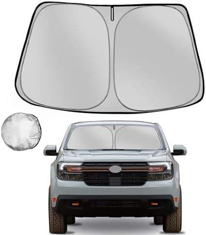 Windshield Sun Shade for 2022 2023 2024 2025 2026 Ford Maverick by Fonowka