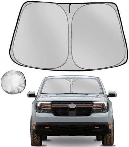 Windshield Sun Shade for 2022 2023 2024 2025 2026 Ford Maverick by Fonowka