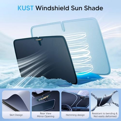 KUST Windshield Sun Shade for 2011–2016 Hyundai Elantra Window Accessories Shade Sun Visor Foldable Block UV Rays Keep Car Cooler - Image 5
