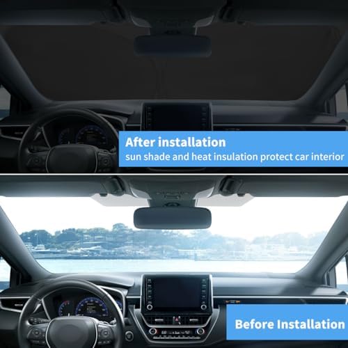Windshield Sun Shade Car Sunshade Accessories for 2009-2014 Toyota Corolla - Image 6