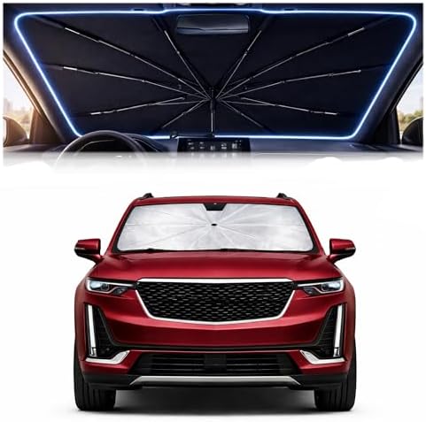 Car Windshield Sun Shade Umbrella for Cadillac XT6 2020-2025 by Unknown