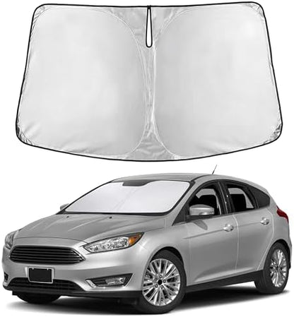 EcoNour Windshield Sunshade Compatible for Ford Focus 2012-2016 2017 2018 by EcoNour